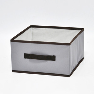 Cartón cuadrado con caja de almacenamiento de poliéster con asa - Product Image 1