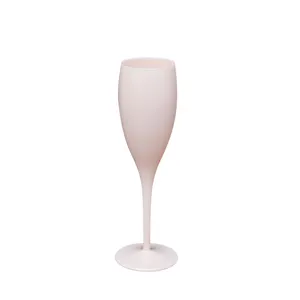 custom clear acrylic plastic champagne glass wine glass cup for hotel restaurant party