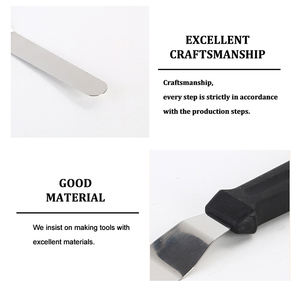 Espátula de <span class=keywords><strong>Offset</strong></span> de acero inoxidable en ángulo para decoración de pasteles, espátula profesional para decoración de pasteles, Espátulas para glaseado - Product Image 4