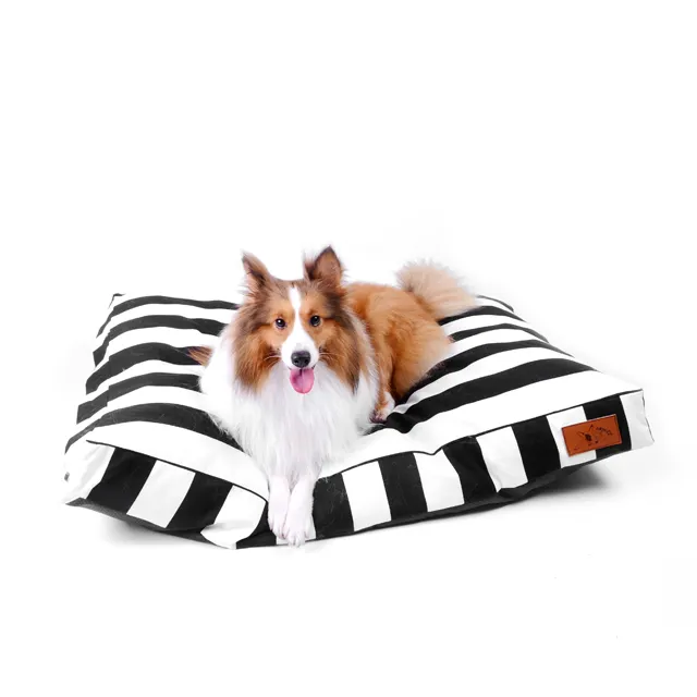 Cama de cachorro luxuosa de fibra de poliéster, produtos para animais de estimação, cama eco amigável, luxo