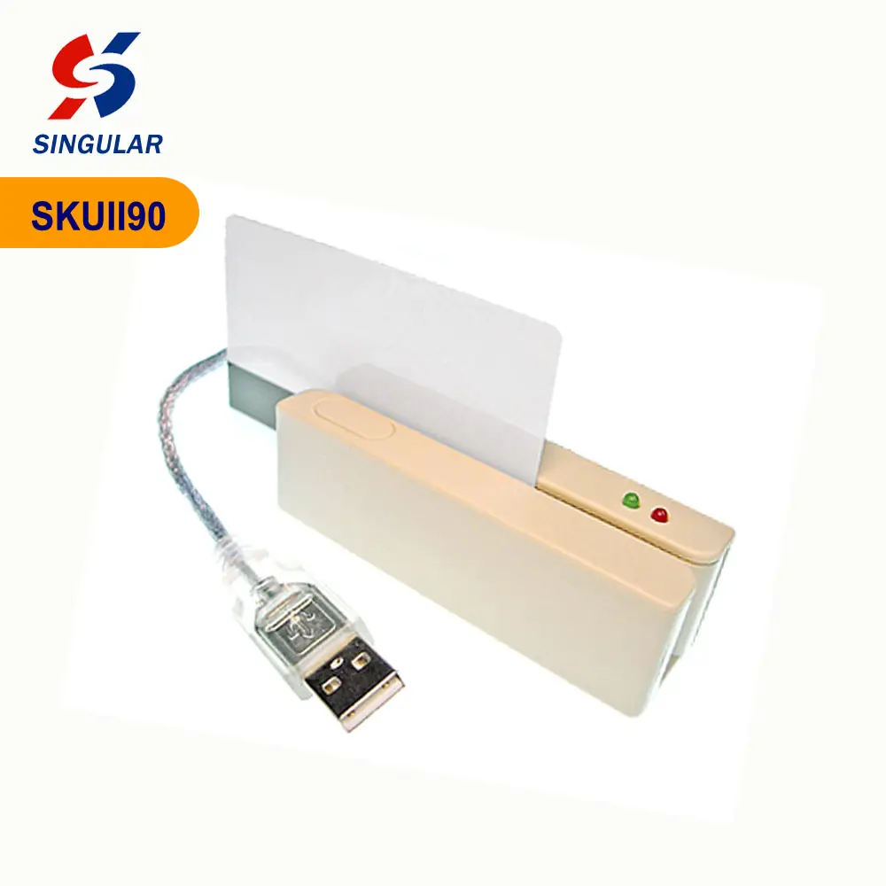 3 Tracks Car Parking System USB MSR Card Reader