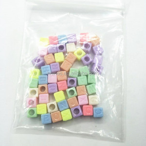 도매 알파벳 비즈 스퀘어 큐브 편지 비즈 보석 만들기 - Product Image 6