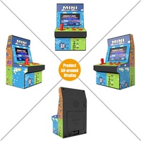 Consola de Juegos Portátil Retro Mini Barata, Consola de Bolsillo con Pantalla de 8/16 Bits, Máquina de Juegos Portátil