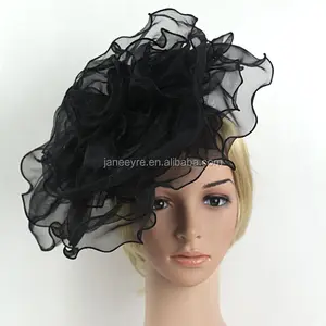 Fashion Flower Headband Wedding Hair Accessories For Bridal Theme Party Church Hats and Fascinators