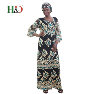H & D Vente Chaude Style De Mode Cordon Dentelle De Mariage Robes Femmes Africaines Caftans Pour la Vente En Gros - Product Image 3