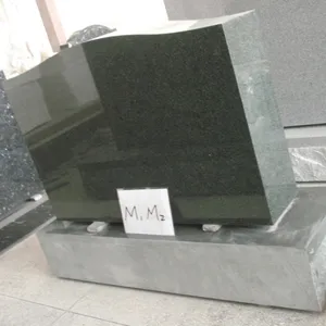 European Russia Black Granite Headstones Pure Black Granite Tombstone