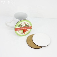 Sous-verres MDF vierges pour Sublimation en Liège et Bois, Ronds et Carrés, Personnalisés en Gros