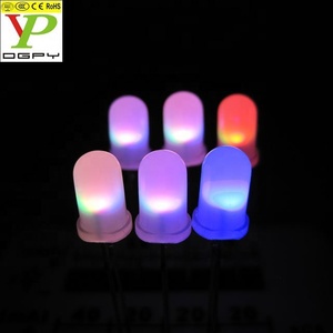 Precio de fábrica, 5mm, redondo, 2 pines, Rgb, multicolor, intermitentes rápidos, diodos emisores de luz Led, 1000 piezas por bolsa (compatible con CE y RoHS) - Product Image 6
