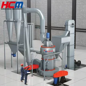 Lump Grinder Soap Stone Micro Vertical Roller Grinding Mill Limestone Making Fine Powder Machine Plant