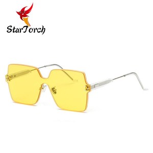 2018 buena calidad océano lente cuadrado al por mayor del <span class=keywords><strong>precio</strong></span> bajo gafas sin marco - Product Image 2
