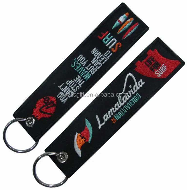 boeing 787 keyring/keychain/embroidered keychain/keyholder