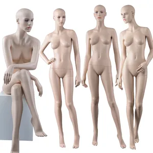 Wholesale fashion custom used display life like ladies shirt full body clothes female mannequin