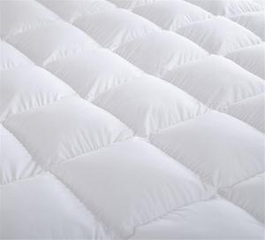 Luxury 100%Cotton Polyester <strong>Feather</strong> Hotel <strong>Bed</strong> Mattress Pad <strong>Topper</strong> - Product Image 4