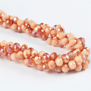 Perle di alta qualità per il rosario che fanno sfaccettato borda il vetro per <span class=keywords><strong>saree</strong></span> camicetta accessori
