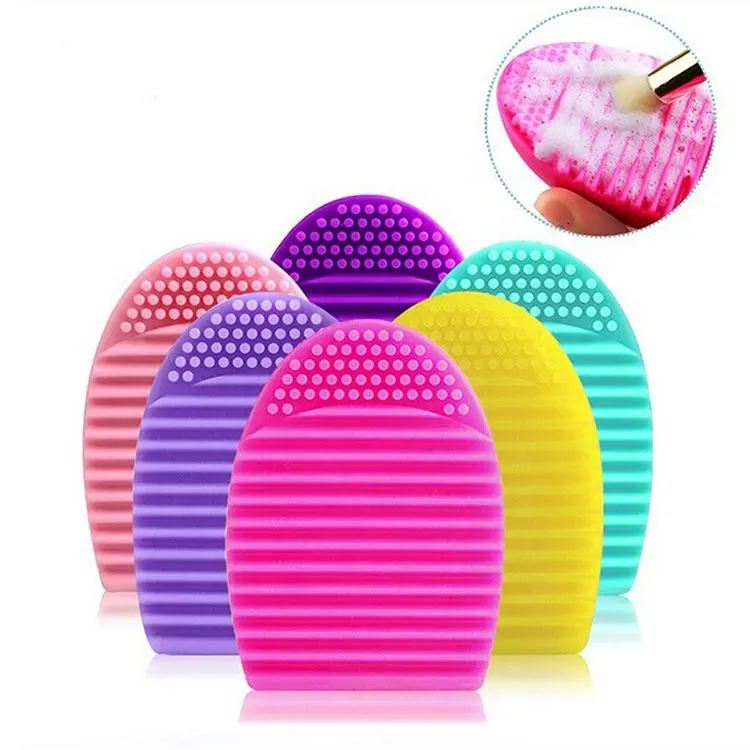 Sialia Wholesale Customized Silicone Brushegg Cosmetic Makeup Brush Cleaner High Quality Brush Cleaning Tool