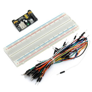 Okystar OEM/ODM MB102 830 Tie Điểm Solderless <span class=keywords><strong>Breadboard</strong></span> + Mô-đun Cung Cấp Điện + 65 PCS Jumper Cáp Bộ Dụng Cụ - Product Image 4