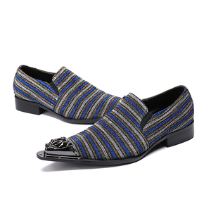 NA172 scarpe da <span class=keywords><strong>uomo</strong></span> <span class=keywords><strong>mocassini</strong></span> 2022 nuova pelle scamosciata marchio di lusso cristallo moda <span class=keywords><strong>uomo</strong></span> appartamenti scarpe da ballo per <span class=keywords><strong>uomo</strong></span> - Product Image 2