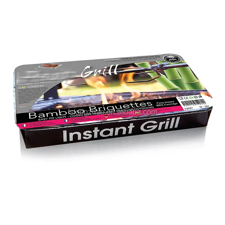 Promotional mini charcoal bbq grills disposable instant aluminium bbq