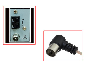 Antenne dipolaire FM en forme de T, antenne intérieure en cuivre, radio HD, connecteur femelle PAL, 75 OFM, pour utilisation avec <span class=keywords><strong>YAMAHA</strong></span>, connecteur femelle de type F - Product Image 4