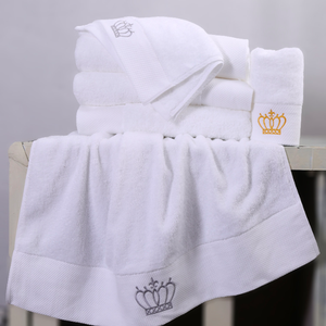 Nuevo Hogar Textiles china bordado logo 16 S 70x140 cm llano blanco Terry OEM monograma toallas <span class=keywords><strong>del</strong></span> baño - Product Image 2