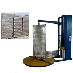 Top Plate Stretch film Pallet Packing wrapping machine equipment price