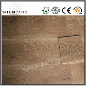 <span class=keywords><strong>Parquet</strong></span> <span class=keywords><strong>stratifié</strong></span> en chêne blanc américain délavé de 125 mm/190 mm de largeur - Product Image 4
