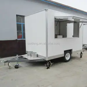 Glasvezel materiaal goedkoopste mobiele voedsel concessie trailer/straatverkoop trailer