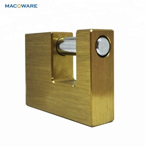 Serrure rectangulaire en laiton massif, verrou de sécurité pour entrepôt - Product Image 5