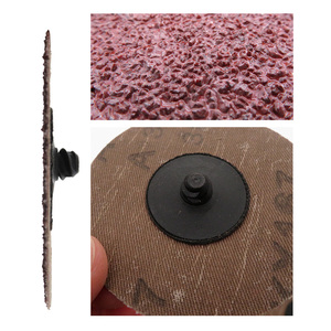 3 "75mmクイックチェンジロールロック赤い表面調整サンディングディスク - Product Image 6