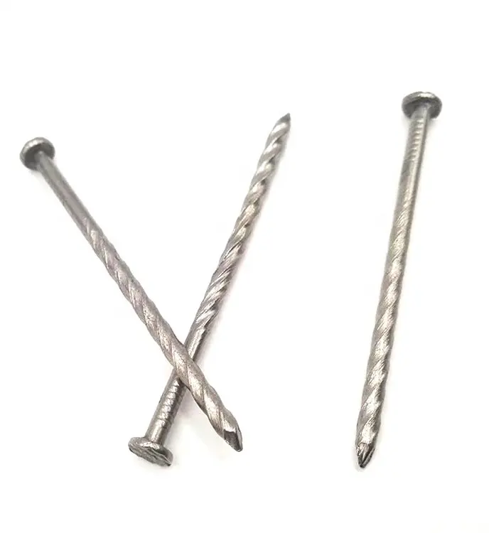 stainless steel twist nail 304 SS twisted nail in Guangzhou