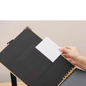 <span class=keywords><strong>Album</strong></span> fotografico fatto a mano 80 pagine copertina nera fai da te 12.4 "L X 8.27" W X 0.75 "materiale di carta per regali di san valentino - Product Image 4