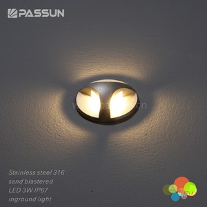 Lumière de <span class=keywords><strong>sol</strong></span> LED extérieure au design élégant, lumière de <span class=keywords><strong>sol</strong></span> LED encastrée 3W - Product Image 3
