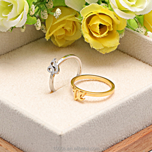 Linda Pareja Anillos, <span class=keywords><strong>Te</strong></span> Amo Anillos Par de Acero Inoxidable, Anillo de eternidad de Bandas Al Por Mayor - Product Image 5