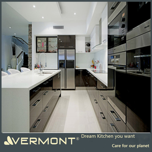 Diseño de <span class=keywords><strong>Cocina</strong></span> Americana Moderna de Vermont con Gran Barra de <span class=keywords><strong>Desayuno</strong></span> y Gabinetes de <span class=keywords><strong>Cocina</strong></span> Modulares - Product Image 2