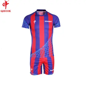 Roupa de futebol de alta qualidade, venda quente, clube de futebol de subolmação, manga curta para homens, roupa de futebol