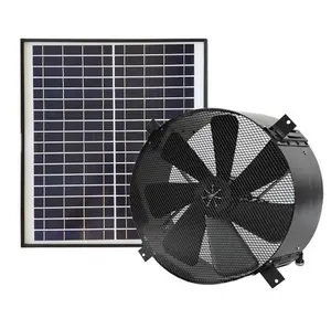 Muur Gemonteerde Uitlaat Fan Solar Muur Ventilator Axiale Ventilatie Flow Ventilator