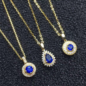 <span class=keywords><strong>Collar</strong></span> <span class=keywords><strong>de</strong></span> lujo estilo Dubái con colgante <span class=keywords><strong>de</strong></span> <span class=keywords><strong>zafiro</strong></span> Natural, joyería <span class=keywords><strong>de</strong></span> oro <span class=keywords><strong>de</strong></span> 18k, <span class=keywords><strong>collar</strong></span> con Colgante <span class=keywords><strong>de</strong></span> Piedra <span class=keywords><strong>de</strong></span> Sri Lanka - Product Image 5