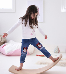 BYT 2025 nueva llegada juguete de madera KidBoard / Waldorf Rocker Board / Balance Board - Product Image 5