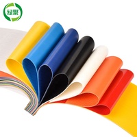 LVJU Bâche double revêtement en toile PVC mat brillant et imperméable