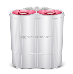 Lavadora y lavadora eléctrica de ciclo giratorio, Mini compacta, portátil, doble tina - Product Image 1