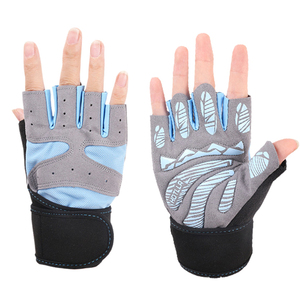 Black/red/pink antiskid Fitness neoprene workout gloves - Product Image 2