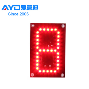 ป้ายแสดงราคาปั๊มน้ำมัน LED 7 ส่วน ขนาด 4 นิ้ว ระบบอิเล็กทรอนิกส์ไร้สาย สำหรับสถานีบริการน้ำมัน ป้ายเปลี่ยนราคา LED กลางแจ้ง - Product Image 1