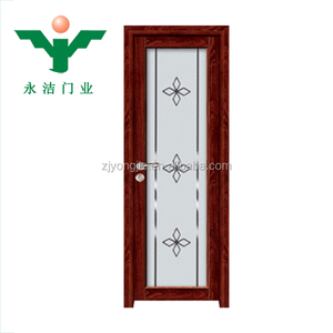 ABYAT UPVC 욕실 문 새로운 디자인 플라스틱 우아한 디자인 유리 스윙 인테리어 문 현대 5 년 CE ISO CN;ZHE - Product Image 4
