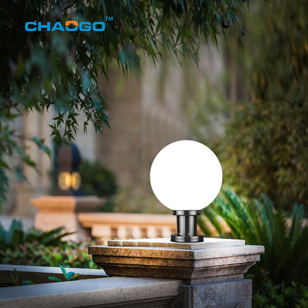 Уличные светодиодные лампы rgb с дистанционным управлением, освещение для столбов на солнечной батарее, освещение для сада, вечеринки, круглый светодиодный светильник с круглыми шариками