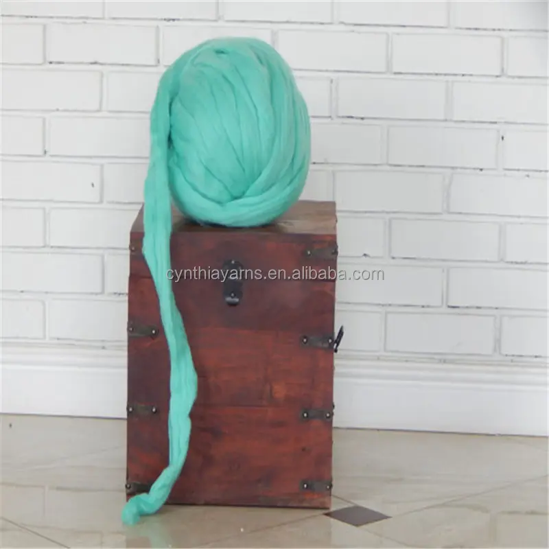 Best Selling Multicolor 100% Fine Merino Wool Top Roving