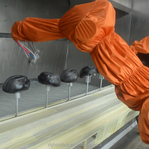 Bras automatique de robot de pulvérisation de <span class=keywords><strong>peinture</strong></span> de casque, robot de <span class=keywords><strong>peinture</strong></span> automatique <span class=keywords><strong>pour</strong></span> casques avec ligne Coneyor et plateau tournant - Product Image 3