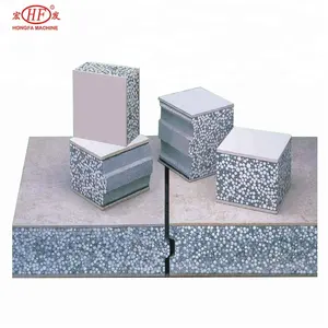 Eps çimento sandviç panel hafif çimento panel üretim makinesi duvar panosu yapma makinesi köpük beton panel makinesi