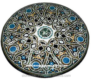 Inlay <b>Marble</b> Coffee <b>Table</b> <b>Tops</b>, Inlaid <b>Marble</b> <b>Table</b> <b>Top</b> - Product Image 1