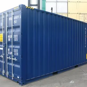 20ft 40ft mavi yeni depolama kuru kargo konteyner