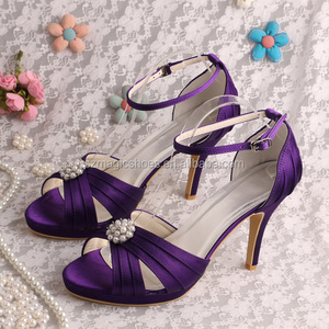 <span class=keywords><strong>Scarpe</strong></span> da Sposa Super Eleganti <span class=keywords><strong>Bianche</strong></span> <span class=keywords><strong>con</strong></span> Tacco Alto e Plateau - Product Image 3